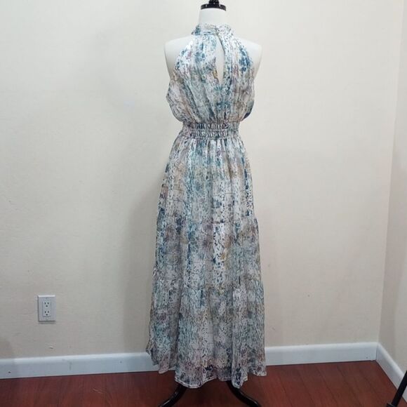 NEW! Anthropologie Somerset Chiffon Maxi Dress  - Size Small - Picture 11 of 15